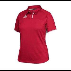 Adidas Climacool Utility Women’s Red Polo Shirt Size XL NWT
